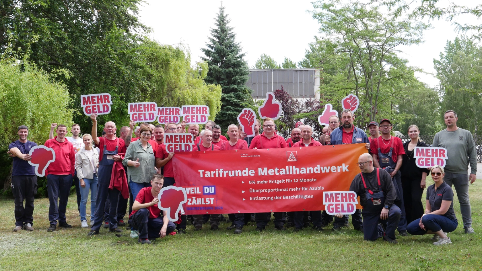 Warnstreik Metallhandwerk 