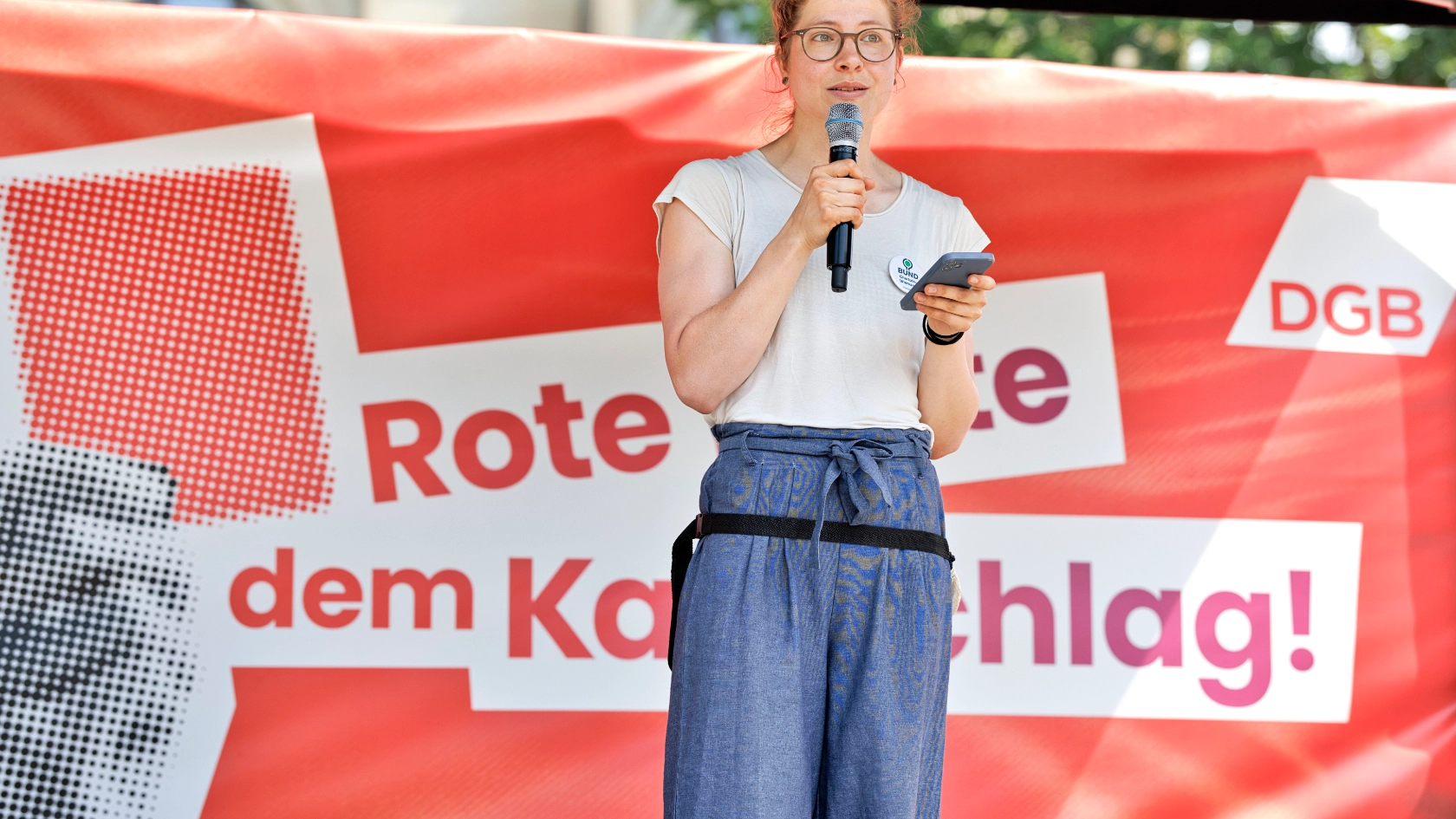 Kundgebung Jetzt reicht´s! gegen Sozialabbau von DGB und weiteren Organisationen im Invalidenpark