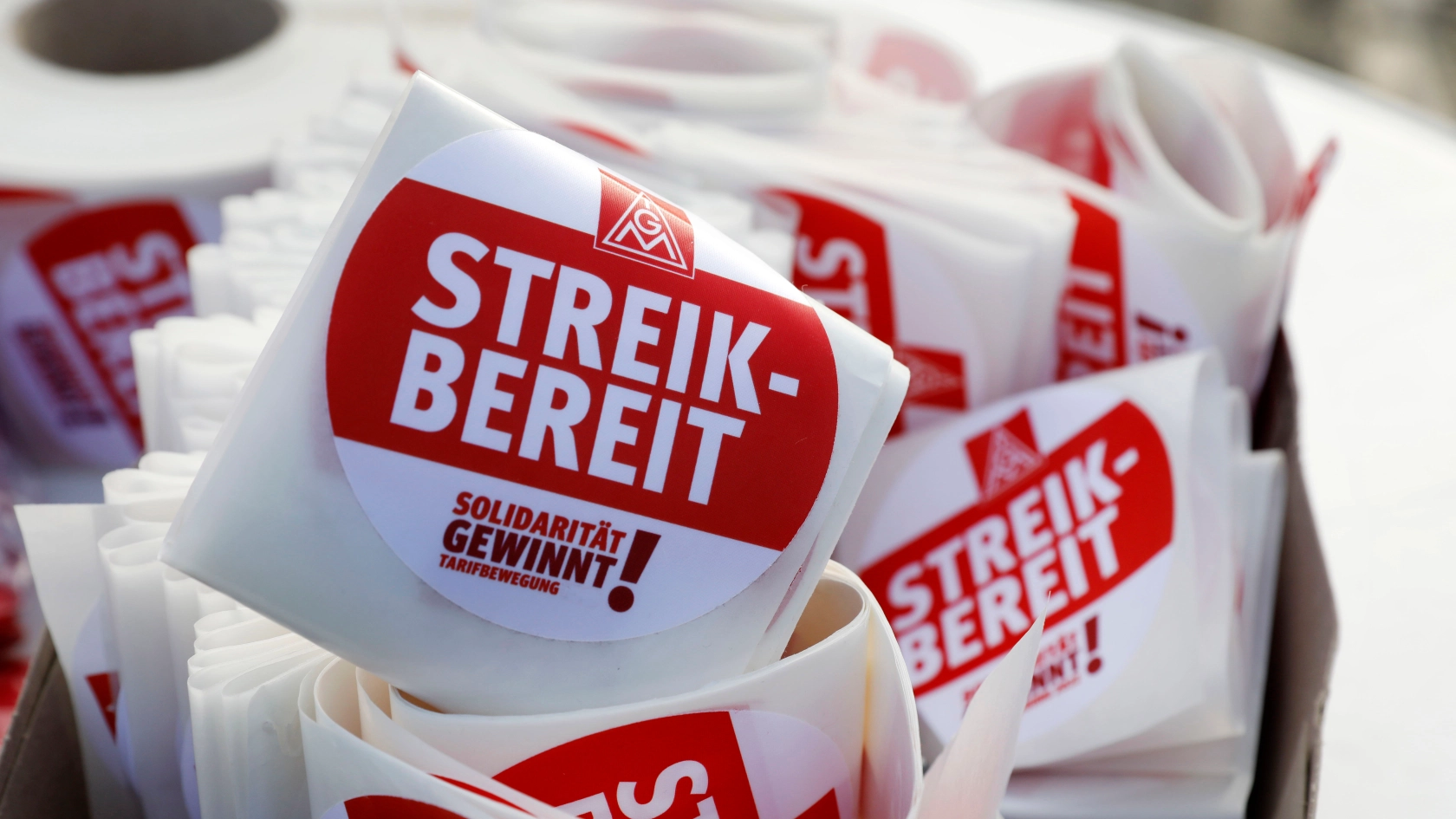 Stockbild IGM Streikbereit Warnstreik