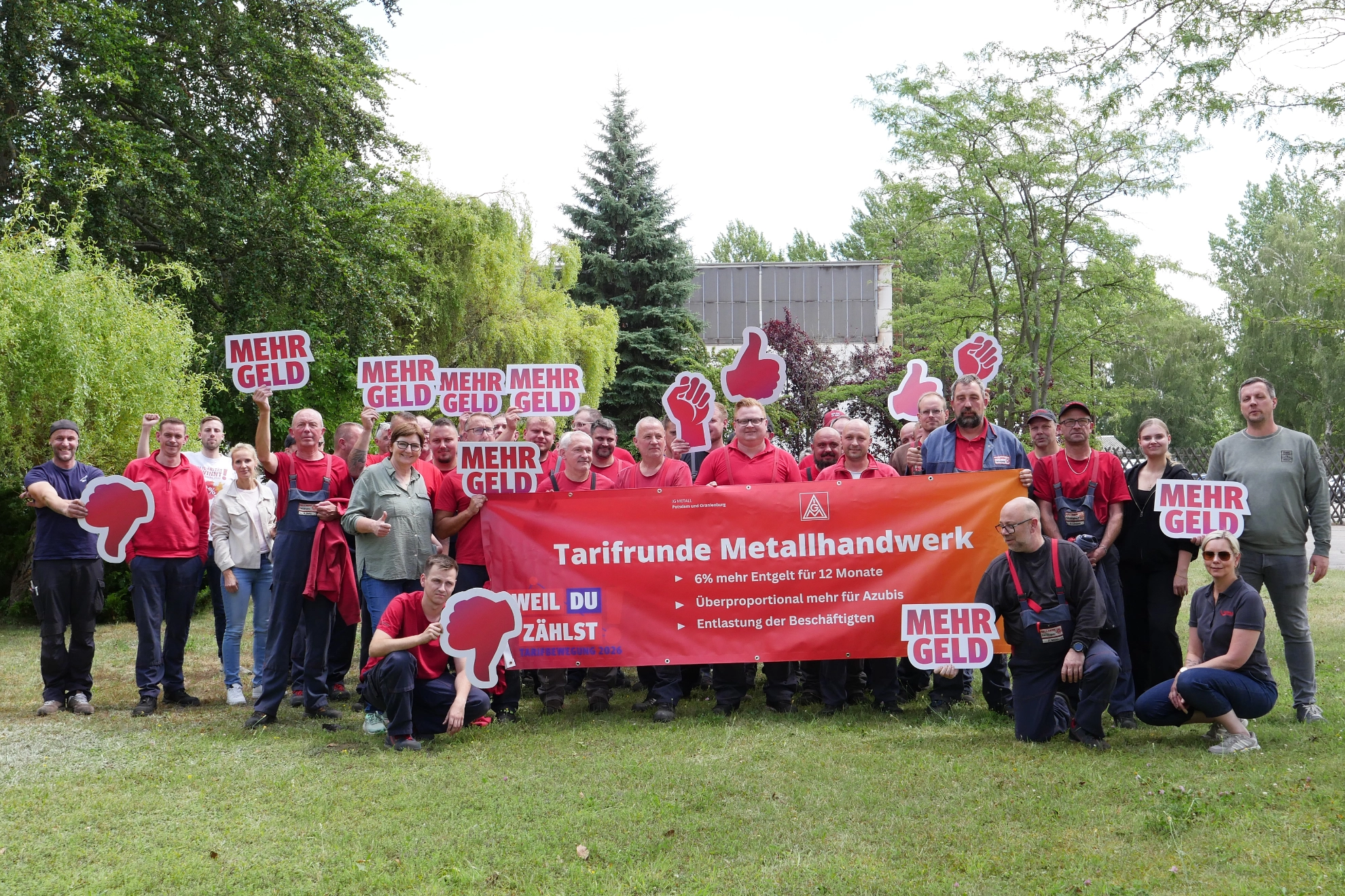 Warnstreik Metallhandwerk 