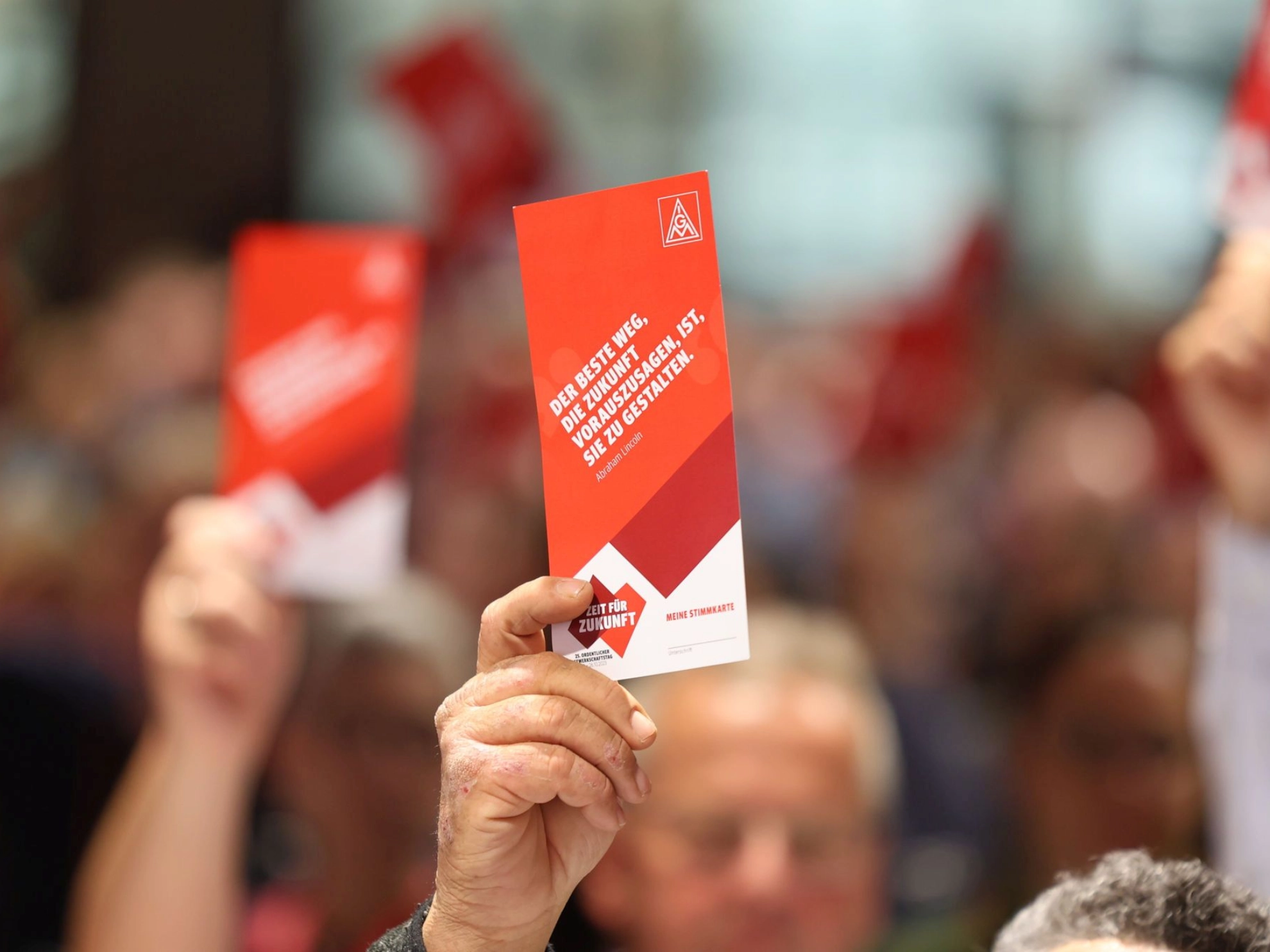 25. Ordentlicher Gewerkschaftstag der IG Metall in Frankfurt am Main.