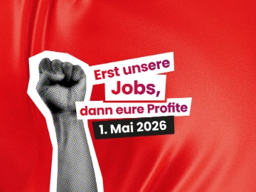 Erste unsere Jobs, dann eure Profite – Kundgebung am 1. Mai in Berlin