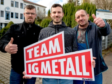 Betriebsrat wählen - Team IG Metall stark machen