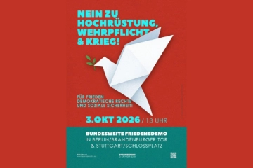 Nein zu Hochrüstung, Wehrpflicht und Krieg!